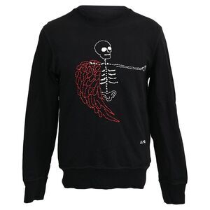 Alexander McQueen Skeleton Sweater in Black Cotton
